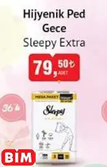 SLEEPY EXTRA HİJYENİK PED GECE SLEEPY EXTRA HİJYENİK PED GECE